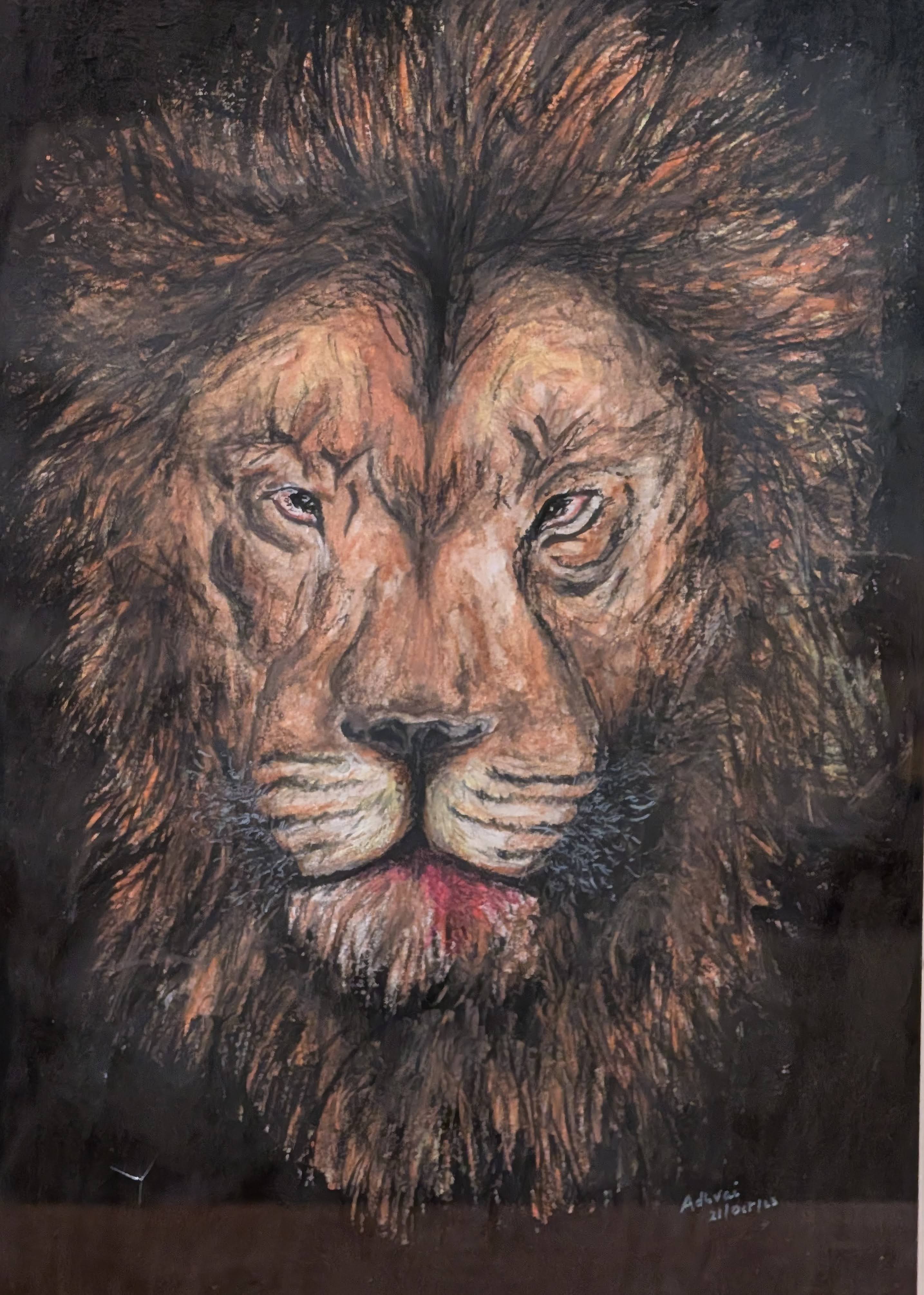 Lion drawing